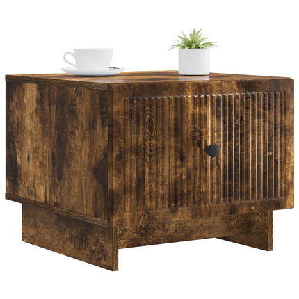 Kaffeebord Rökt ek 49 x 50 x 40 cm Konstruerat trä