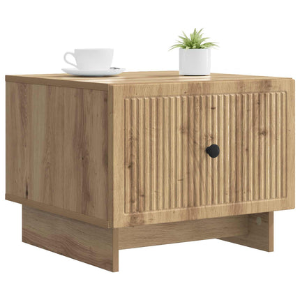 Kaffeebord med låda Artisan-ek 49 x 50 x 40 cm Konstruerat trä