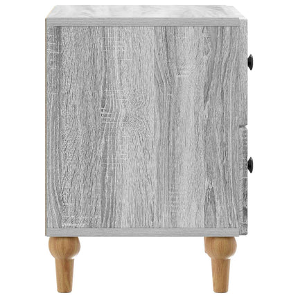 Nattduksbord Grå sonoma-ek 43 x 34,5 x 48 cm Konstruerat trä