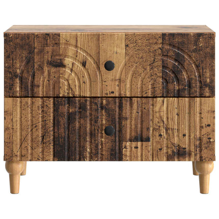 Nattduksbord Gammalt trä 62 x 34,5 x 48 cm Konstruerat trä