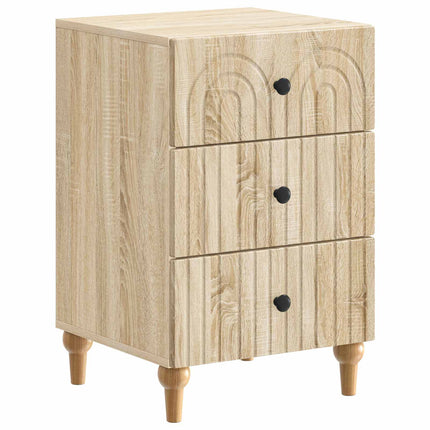 Nattduksbord Sonoma-ek 43x 41 x 66,5 cm Konstruerat trä