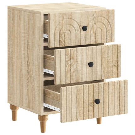 Nattduksbord Sonoma-ek 43x 41 x 66,5 cm Konstruerat trä