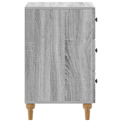 Nattduksbord Grå sonoma-ek 43x 41 x 66,5 cm Konstruerat trä