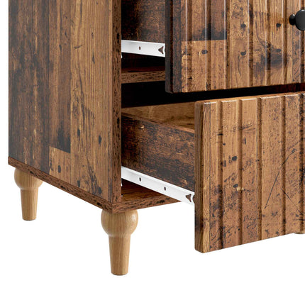Nattduksbord Gammalt trä 43x 41 x 66,5 cm Konstruerat trä
