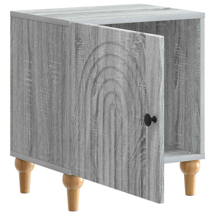 Nattduksbord 2 pcs Grå sonoma-ek 43 x 34,5 x 50 cm