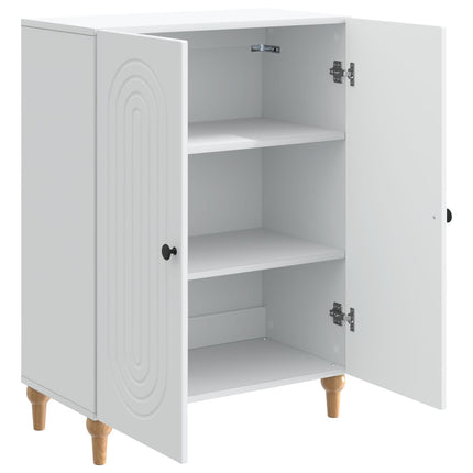 Sideboard Vit 66 x 34,5 x 90 cm Konstruerat trä