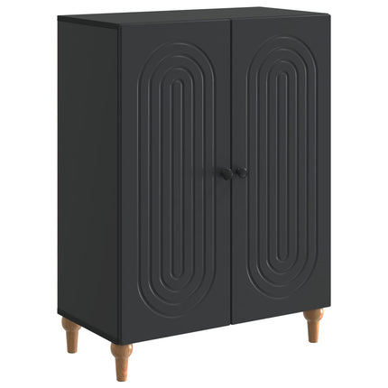 Sideboard Svart 66 x 34,5 x 90 cm Konstruerat trä