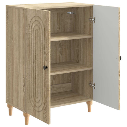 Sideboard Sonoma-ek 66 x 34,5 x 90 cm Konstruerat trä