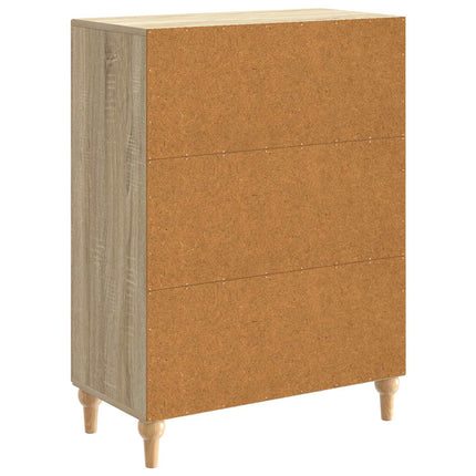 Sideboard Sonoma-ek 66 x 34,5 x 90 cm Konstruerat trä
