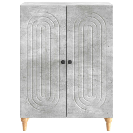 Sideboard Betonggrå 66 x 34,5 x 90 cm Konstruerat trä