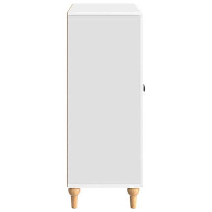 Sideboard Vit högglans 66 x 34,5 x 90 cm Konstruerat trä