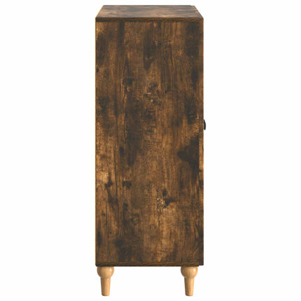 Sideboard Rökt ek 66 x 34,5 x 90 cm Konstruerat trä