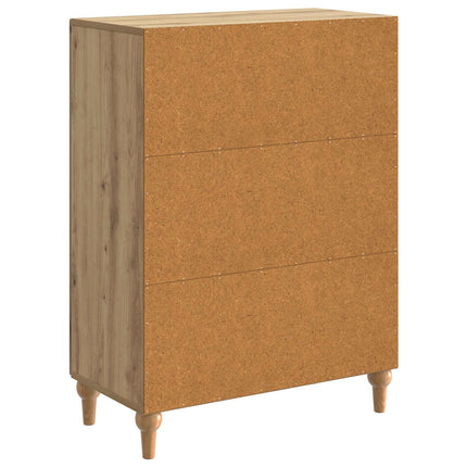 Sideboard Artisan-ek 66 x 34,5 x 90 cm Konstruerat trä