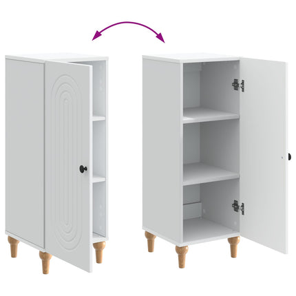 Sideboard Vit 33 x 34,5 x 90 cm Konstruerat trä