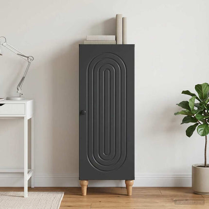 Sideboard Svart 33 x 34,5 x 90 cm Konstruerat trä