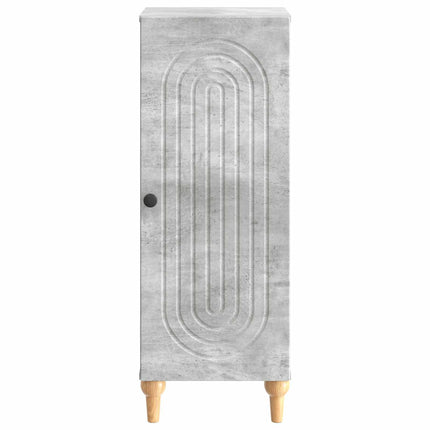 Sideboard Betonggrå 33 x 34,5 x 90 cm Konstruerat trä