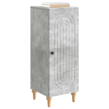 Sideboard Betonggrå 33 x 34,5 x 90 cm Konstruerat trä