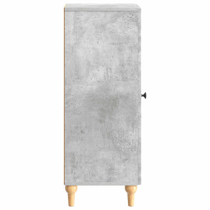 Sideboard Betonggrå 33 x 34,5 x 90 cm Konstruerat trä