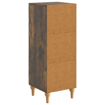 Sideboard Rökt ek 33 x 34,5 x 90 cm Konstruerat trä