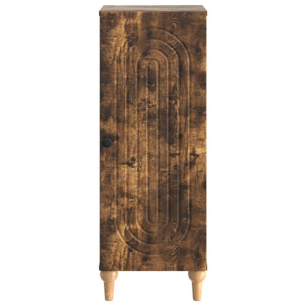 Sideboard Rökt ek 33 x 34,5 x 90 cm Konstruerat trä