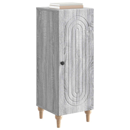 Sideboard Grå sonoma-ek 33 x 34,5 x 90 cm Konstruerat trä
