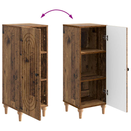 Sideboard Gammalt trä 33 x 34,5 x 90 cm Konstruerat trä