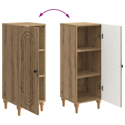 Sideboard Artisan-ek 33 x 34,5 x 90 cm Konstruerat trä