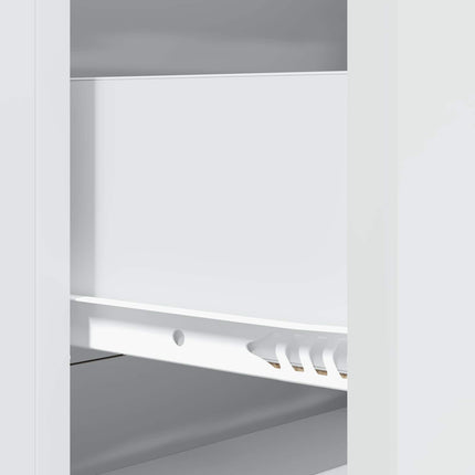 Lådans skåp Vit 66 x 34,5 x 90 cm Konstruerat trä