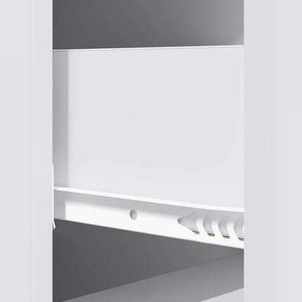 Lådans skåp Vit 33 x 34,5 x 90 cm Konstruerat trä