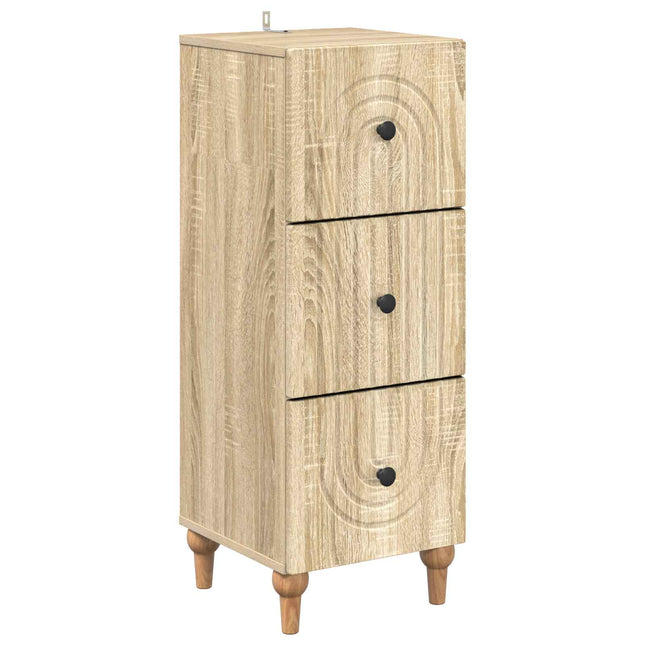Lådans skåp 33 x 34,5 x 90 cm Konstruerat trä Sonoma-ek