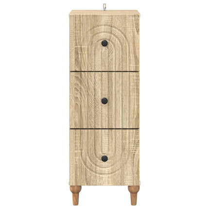 Lådans skåp Sonoma-ek 33 x 34,5 x 90 cm Konstruerat trä