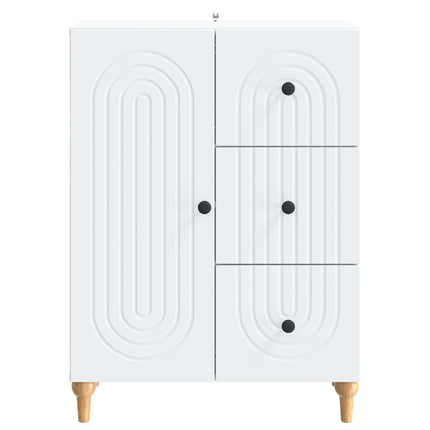 Sideboard Vit 66 x 34,5 x 90 cm Konstruerat trä
