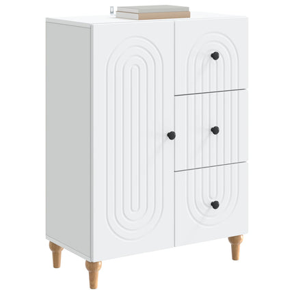 Sideboard Vit 66 x 34,5 x 90 cm Konstruerat trä