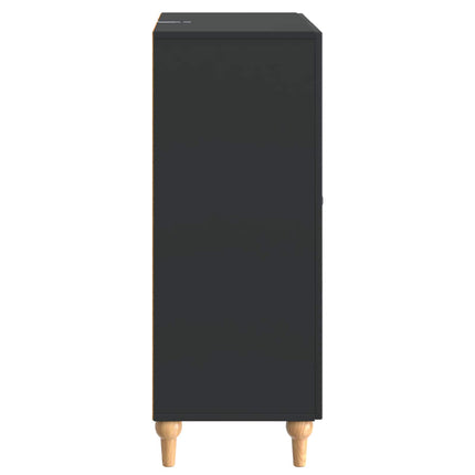 Sideboard med låda Svart 66 x 34,5 x 90 cm Konstruerat trä
