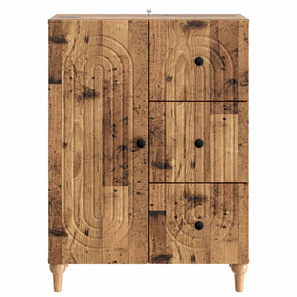 Sideboard Gammalt trä 66 x 34,5 x 90 cm Konstruerat trä