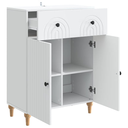 Sideboard Vit 66 x 34,5 x 90 cm Konstruerat trä