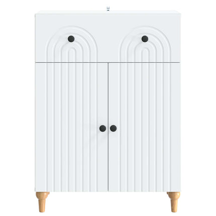 Sideboard Vit 66 x 34,5 x 90 cm Konstruerat trä