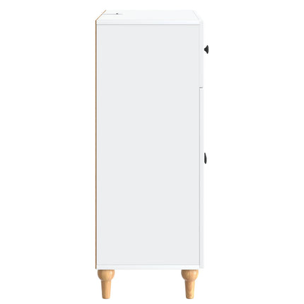 Sideboard Vit 66 x 34,5 x 90 cm Konstruerat trä
