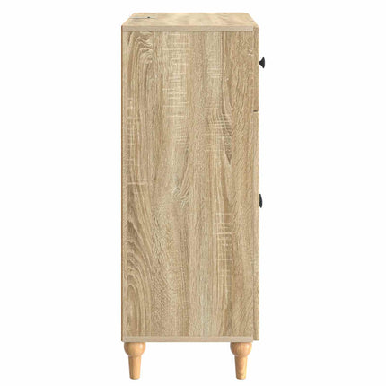 Sideboard med låda Sonoma-ek 66 x 34,5 x 90 cm Konstruerat trä