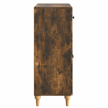 Sideboard med låda Rökt ek 66 x 34,5 x 90 cm Konstruerat trä