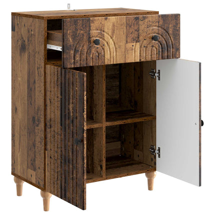 Sideboard Gammalt trä 66 x 34,5 x 90 cm Konstruerat trä