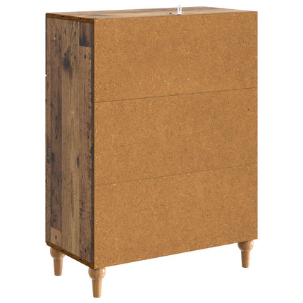 Sideboard Gammalt trä 66 x 34,5 x 90 cm Konstruerat trä