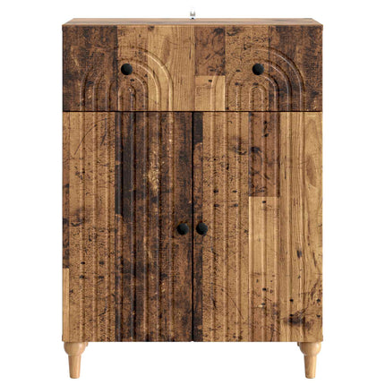 Sideboard Gammalt trä 66 x 34,5 x 90 cm Konstruerat trä