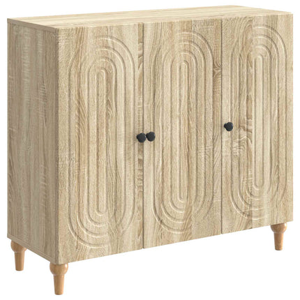Sideboard Sonoma-ek 89 x 34,5 x 80 cm Konstruerat trä