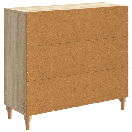 Sideboard Sonoma-ek 89 x 34,5 x 80 cm Konstruerat trä