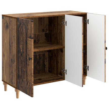 Sideboard Gammalt trä 89 x 34,5 x 80 cm Konstruerat trä