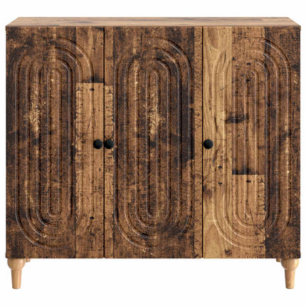 Sideboard Gammalt trä 89 x 34,5 x 80 cm Konstruerat trä