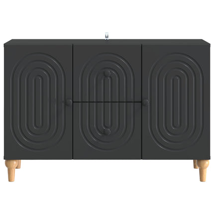 TV-skåp med låda Svart 89 x 34,5 x 60 cm Konstruerat trä