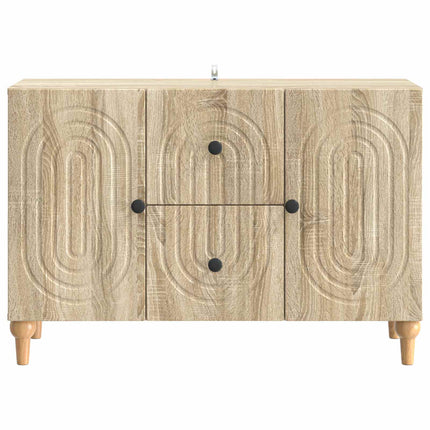 TV-skåp med låda Sonoma-ek 89 x 34,5 x 60 cm Konstruerat trä