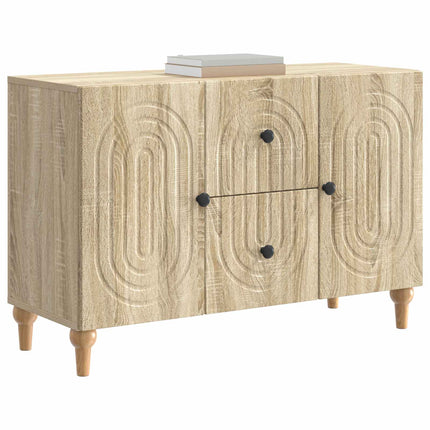TV-skåp med låda Sonoma-ek 89 x 34,5 x 60 cm Konstruerat trä